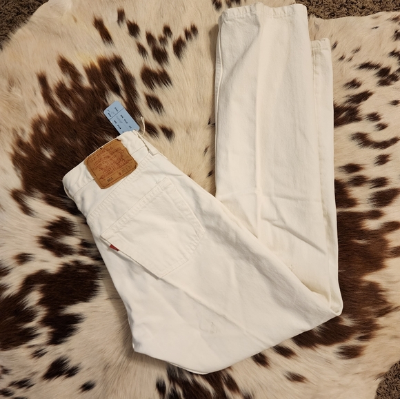 Levi's Other - Vintage Levis 501-0651 Denim White Jeans Button Fly USA Made Sz 32X30